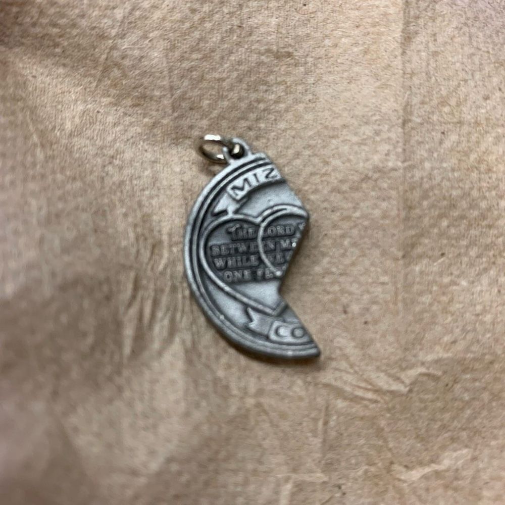 Mitzvah U.S. Army Insignia Metal 1/2 Charm For Necklace